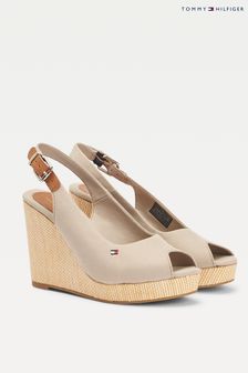 Tommy Hilfiger Natural Iconic Elena Wedges (A77122) | £90