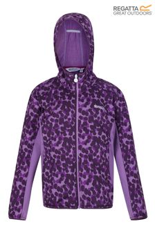 Regatta Purple Cadson Full Zip Reflective Fleece