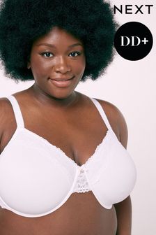 White DD+ Minimiser Full Cup Bra (A78738) | £26