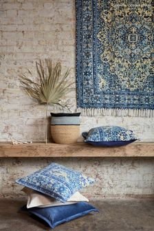 French Connection Blue Kasbah Cushion