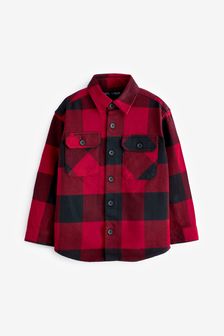 Red/Black Buffalo Check Shirt (3-16yrs) (A79802) | £16 - £21
