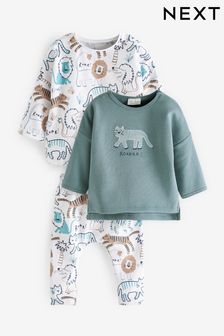 3 Piece Baby Sweater, T-Shirt & Leggings Set