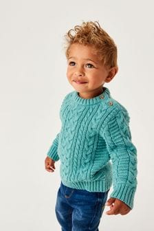 Minerals Cable Crew Jumper (3mths-7yrs) (A79877) | £14 - £16