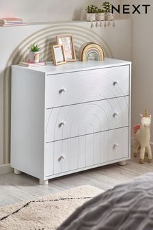 White Rainbow Kids Nursery Chest of Drawers (A81051) | £325
