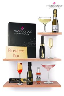 MicroBarBox Prosecco Gift Set with EG Raspberry And Chocolates (A82368) | £38
