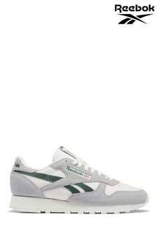 Reebok Grey Classic Leather Trainers (A82510) | £70