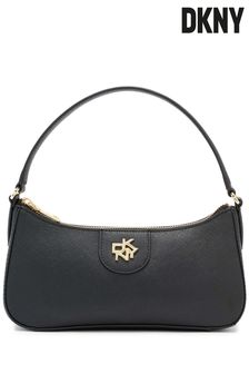 DKNY Carol Leather Logo Shoulder Bag (A83131) | £125