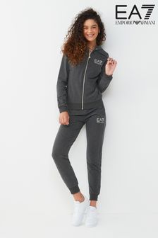 EA7 Zip Through Hooded Tracksuit (A83806) | £155