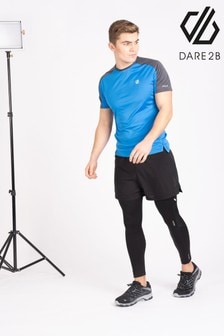 Dare 2B Black  Abaccus Ii Reflective Fitness Leggings