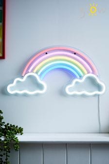 glow White Neon Rainbow Wall Light