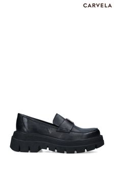 Carvela Black Triple C Loafer Shoes