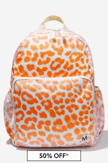 Molo Girls Recycled Polyester Faded Jaguar Backpack in Multicoloured
