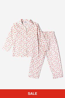 Molo Girls Organic Cotton Love Pyjamas in Multicoloured