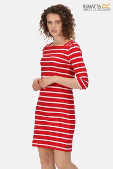 Regatta Red Paislee Striped Jersey Dress