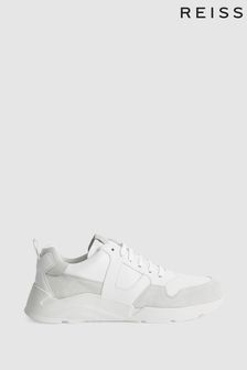 Reiss Shelton Leather Trainers