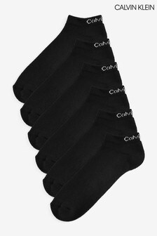 Calvin Klein Black Crew Socks 6 Pack