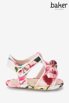 Baker by Ted Baker White 3 Bot Sandals (A85710) | £18
