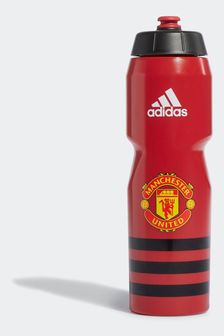 adidas Adult Red Manchester United Water Bottle