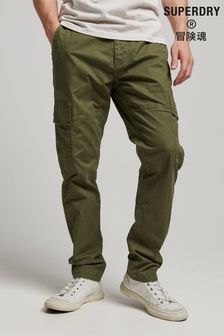 Superdry Grey Organic Cotton Core Cargo Trousers (A87934) | £55