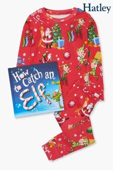 Hatley Long Sleeve How to catch an elf Pajama Set