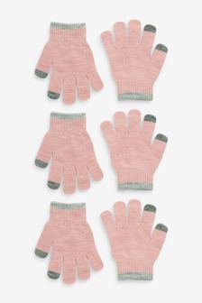 PURFUN Kids Lovely Bear Winter Camping Cycling Ski Knitted Gloves Mittens for 3-6 Yrs 