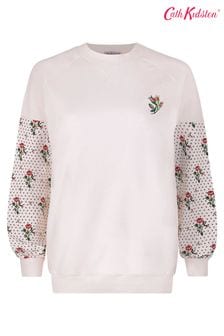 Cath Kidston Cream Contrast Raglan Lounge Sweatshirt