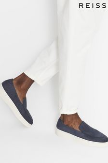 Reiss Acer Leather Slip-On Loafers
