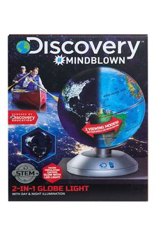 Discovery Mindblown Blue Globe 2-in-1 Day and Night Earth Toy