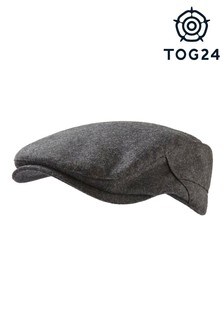 TOG24 Grey Weighton Knit Flat Cap