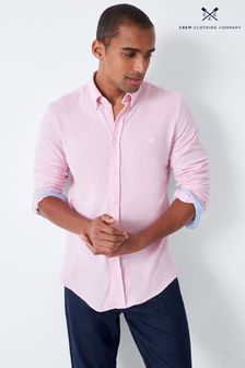 Crew Clothing Company Pastel Pink Cotton Shirt