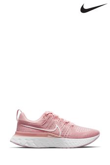Nike Pink React Infinity Run Flyknit 2 Trainers