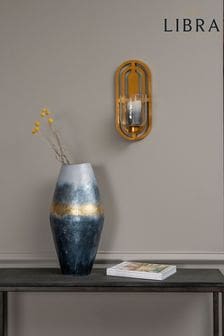 Libra Gold Gold Deco Oval Wall Sconce