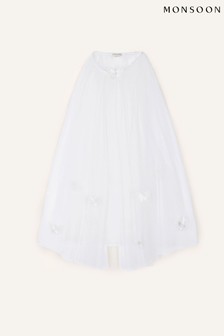Monsoon Natural Lacey Butterfly Occasion Cape