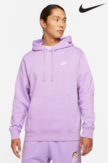 Nike Purple Club Pullover Hoodie