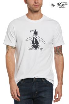 Original Penguin Pete Bright White Graphic T-Shirt
