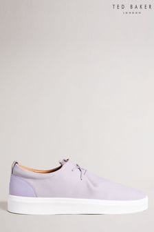 Ted Baker Tedtext Lilac Purple Modern Skate Sneakers