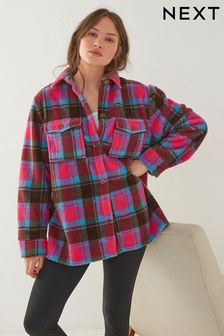 Womens Shackets | Long \u0026 Checkd Leather 