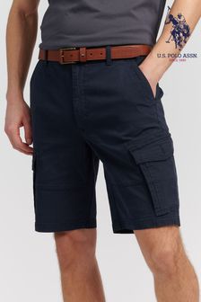 U.S. Polo Assn. Blue Ripstop Cargo Shorts