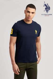 U.S. Polo Assn Blue Large DHM T-Shirt