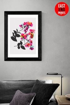 East End Prints Pink Myrtle 4 by Garima Dhawan