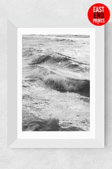 East End Prints Grey Take Me Surfing Print by Studio NaHili