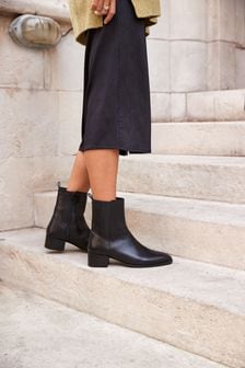Black Forever Comfort® Leather Chelsea Boots (A96114) | £66