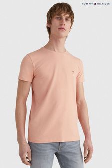 Tommy Hilfiger Orange Stretch Slim Fit T-Shirt
