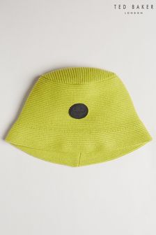 Ted Baker Dolis Lime Green Knitted Bucket Hat