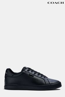 COACH Black Lowline Leather Trainers