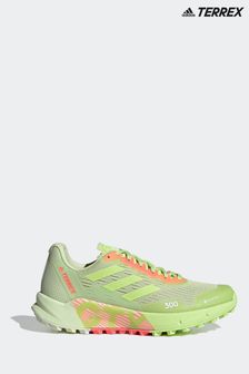 adidas Green Terrex Agravic Flow 2.0 GORE-TEX Trail Running Trainers (A99527) | £140