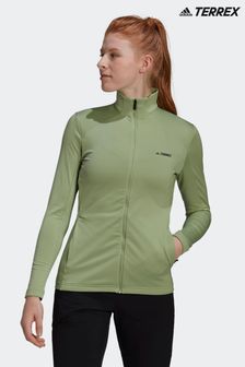 adidas Green Terrex Multi Primegreen Full-Zip Jacket