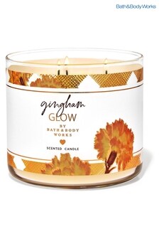 Bath & Body Works Gingham Glow 3-Wick Candle 14.5 oz / 411 g