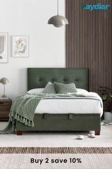 Kaydian Winter Moss Green Walkworth End Lift Ottoman Storage Bed