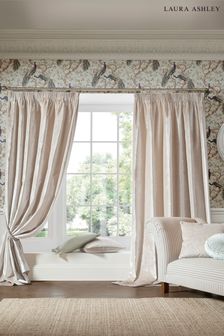 Pale Truffle Loretta Pencil Pleat Curtains